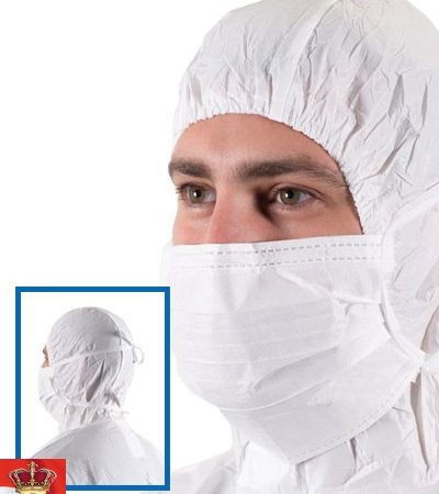 Bioclean MTA Sterile Tie-On Facemask